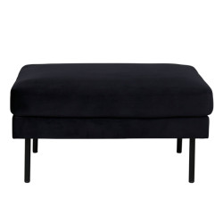 Pouf rectangulaire 85x64cm en tissu MIGUEL