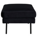 Pouf rectangulaire 85x64cm en tissu MIGUEL