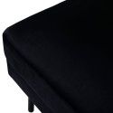 Pouf rectangulaire 85x64cm en tissu MIGUEL