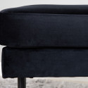 Pouf rectangulaire 85x64cm en tissu MIGUEL