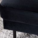 Pouf rectangulaire 85x64cm en tissu MIGUEL