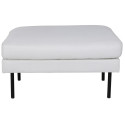 Pouf rectangulaire 85x64cm en tissu MIGUEL