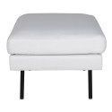 Pouf rectangulaire 85x64cm en tissu MIGUEL