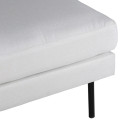Pouf rectangulaire 85x64cm en tissu MIGUEL
