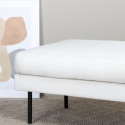 Pouf rectangulaire 85x64cm en tissu MIGUEL