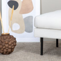 Pouf rectangulaire 85x64cm en tissu MIGUEL