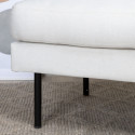Pouf rectangulaire 85x64cm en tissu MIGUEL