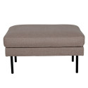 Pouf rectangulaire 85x64cm en tissu MIGUEL
