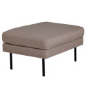 Pouf rectangulaire 85x64cm en tissu MIGUEL