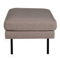 Pouf rectangulaire 85x64cm en tissu MIGUEL