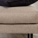 Pouf rectangulaire 85x64cm en tissu MIGUEL