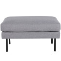 Pouf rectangulaire 85x64cm en tissu MIGUEL