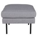 Pouf rectangulaire 85x64cm en tissu MIGUEL