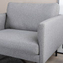 Fauteuil élégant en tissu ERIC