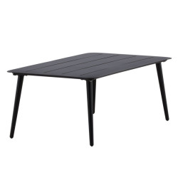 Table basse extérieur 100x60cm en alumium SALOMA