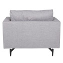 Fauteuil minimaliste en tissu MANU