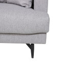 Fauteuil minimaliste en tissu MANU