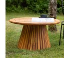 Table basse extérieur en bois d'acacia 70cm GREGORIA