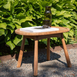 Table basse extérieur en bois de teck CATERIA