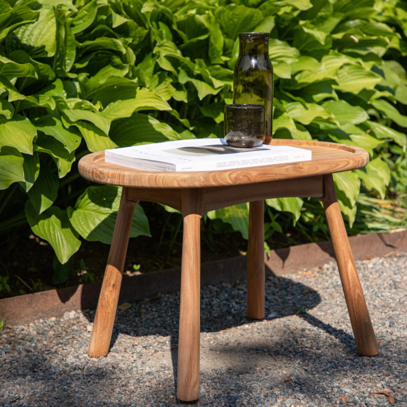 Table basse extérieur en bois de teck CATERIA