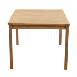 Table de jardin 220x100cm en bois de teck LUNAYA
