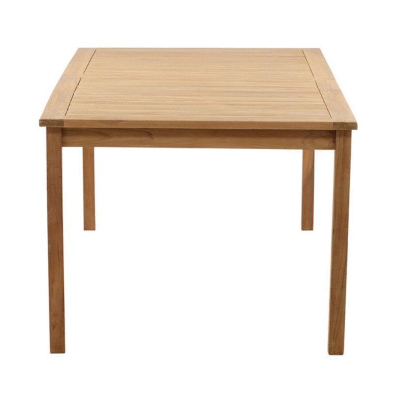 Table de jardin 220x100cm en bois de teck LUNAYA