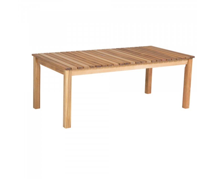 Table basse extérieur 120x60cm en bois d'acacia BOLANE