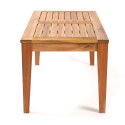 Table basse extérieur 100x56cm en bois massif VASILSKI