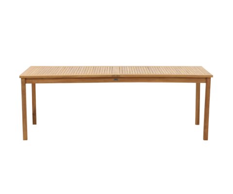 Table de jardin 220x100cm en bois de teck YUNA