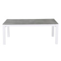 Table basse extérieur en aluminium gris MAYLA