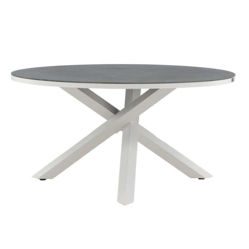 Table de jardin ronde 140cm en aluminium ORIAPA