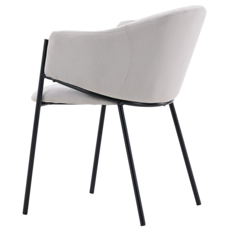 Lot de 2 chaises moderne en velours JAVI