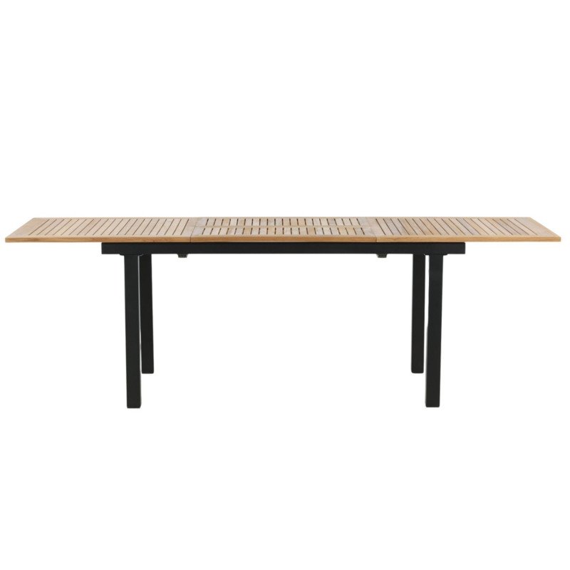 Table de jardin 160x90cm en bois et aluminium ALEXINA