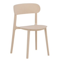 Lot de 4 chaises moderne en plastique durable RIGA