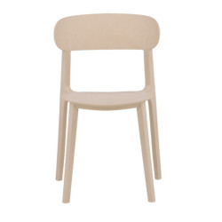 Lot de 4 chaises moderne en plastique durable RIGA