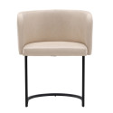 Lot de 2 chaises contemporaines en simili CORENTINE