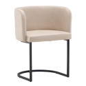Lot de 2 chaises contemporaines en simili CORENTINE