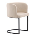 Lot de 2 chaises contemporaines en simili CORENTINE