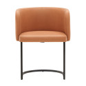 Lot de 2 chaises contemporaines en simili CORENTINE