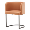 Lot de 2 chaises contemporaines en simili CORENTINE