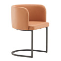 Lot de 2 chaises contemporaines en simili CORENTINE
