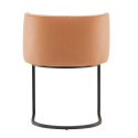 Lot de 2 chaises contemporaines en simili CORENTINE