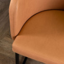 Lot de 2 chaises contemporaines en simili CORENTINE