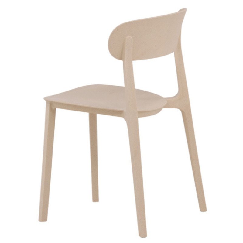 Lot de 4 chaises moderne en plastique durable RIGA