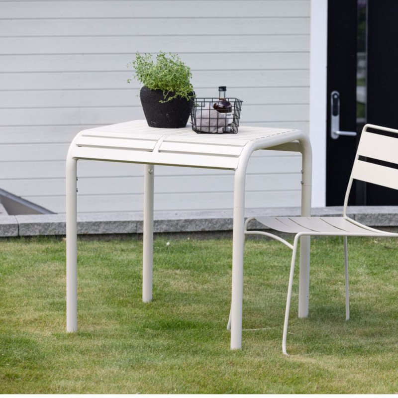 Table de jardin en aliminium 70x70cm ANGELE