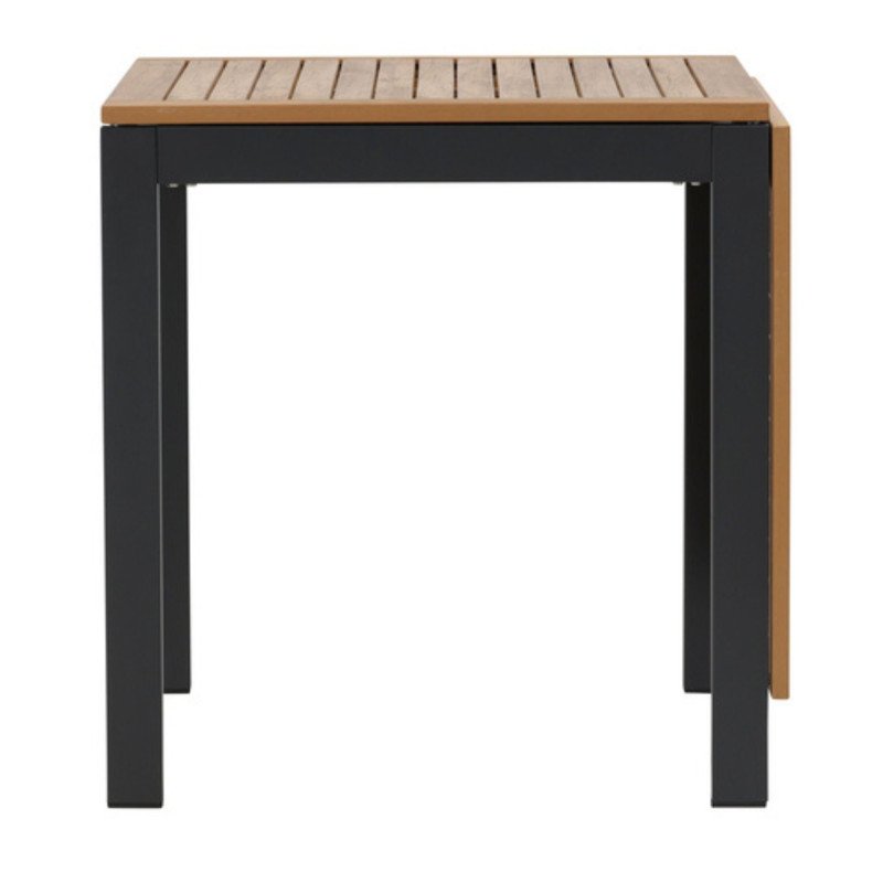 Table de jardin extensible effet bois DRIANA