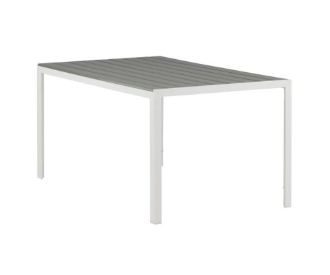 Table de jardin 150x90cm en aluminium FAUSTINE