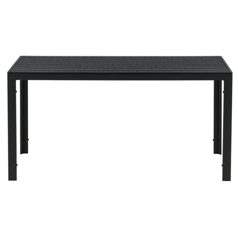 Table de jardin 150x90cm en aluminium FAUSTINE