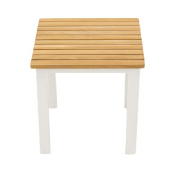 Table d'appoint extérieur en bois et aluminium ITAYA