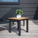 Table d'appoint extérieur en bois et aluminium ITAYA